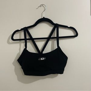 white fox activewear sports bra